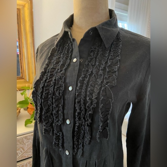 Jack. Longsleeve Ruffle Front Dress - Picture 4 of 8